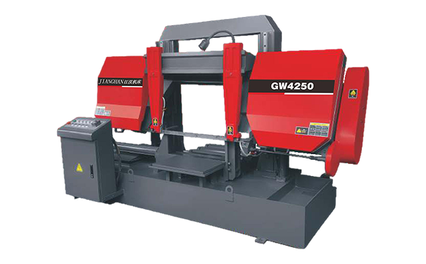 龙湾镇GW4250双柱龙门卧式带锯床